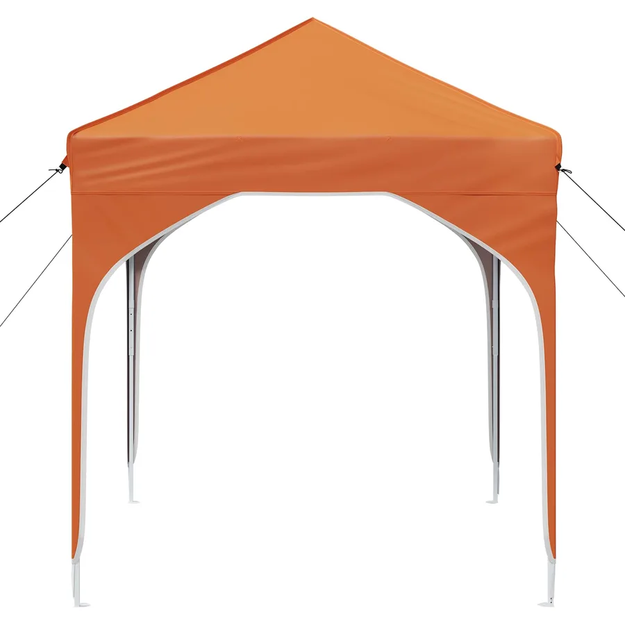 Tente de fête pop-up 194 x 194 x 245 cm Orange - 6