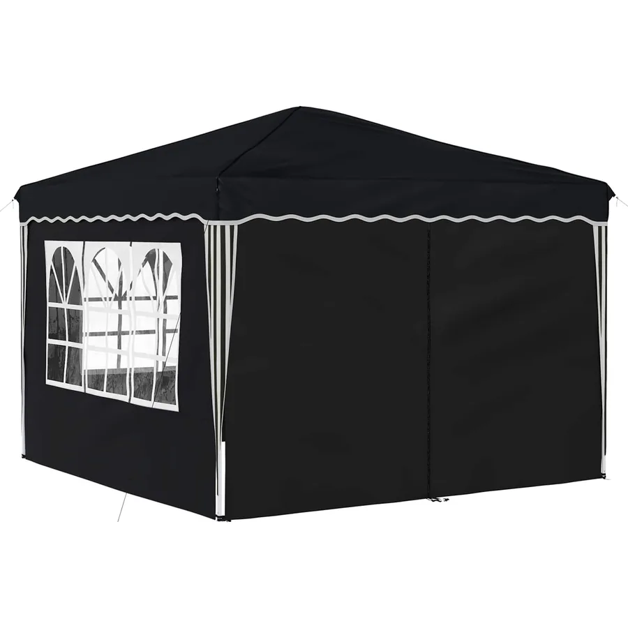 Tente de fête pop-up 288 x 288 x 245 cm Anthracite Tissu Oxford - 5