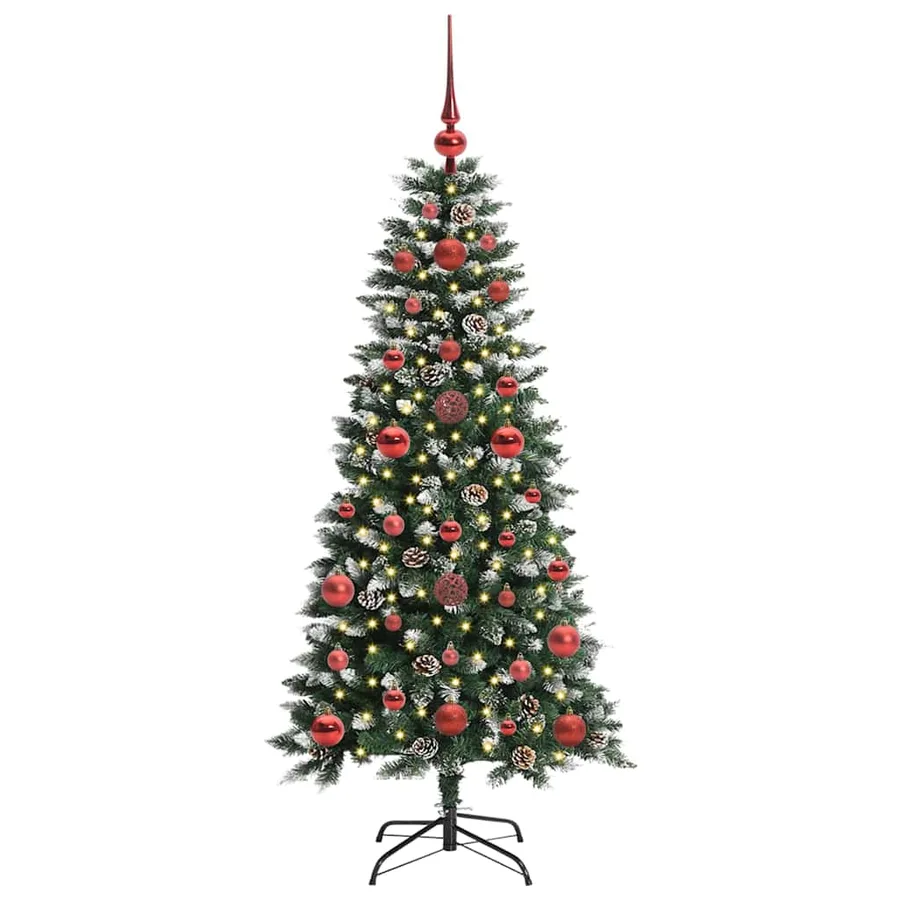 Sapin de Noël artificiel Vert 120 cm PVC, plastique et acier - 3