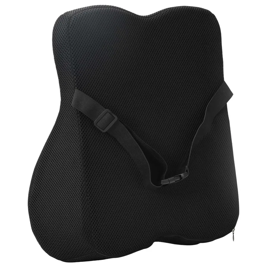 Coussin dorsal Noir Mousse à mémoire de forme 40 x 40 x 11 cm - 7