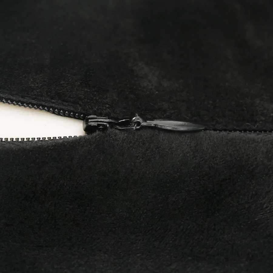Oreiller de Voyage pour le Cou Réglable Noir 27 x 26 x 14 cm - 10