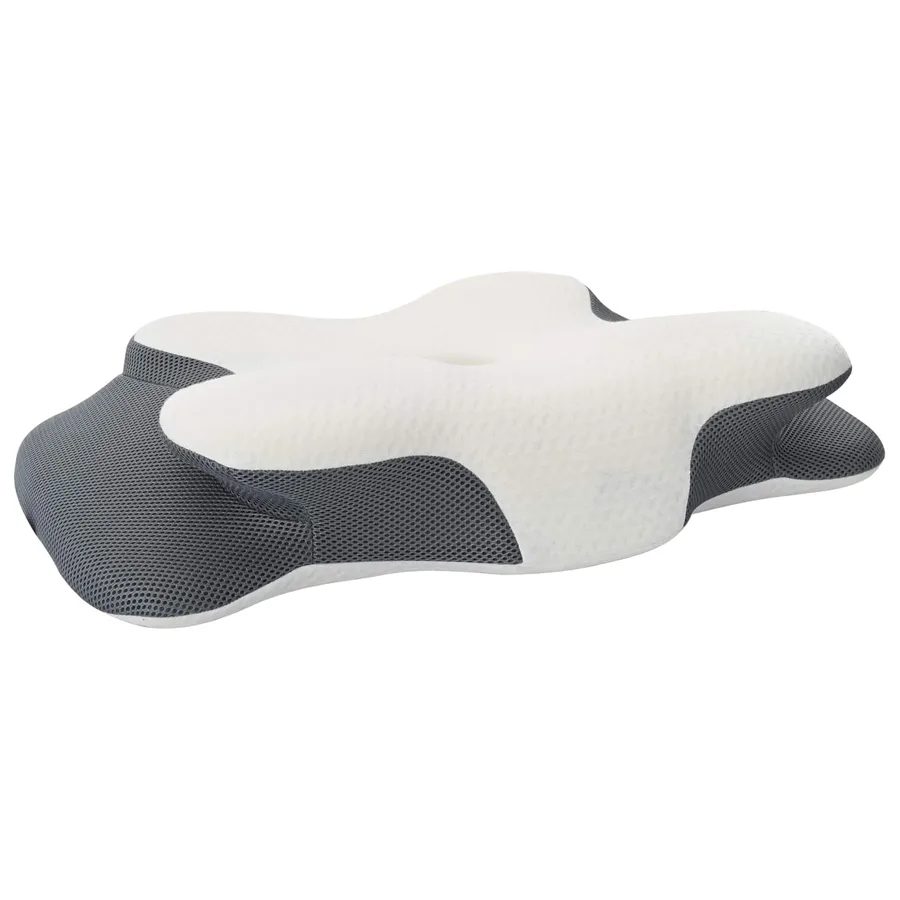 Coussin cervical Blanc Mousse à mémoire de forme - 7