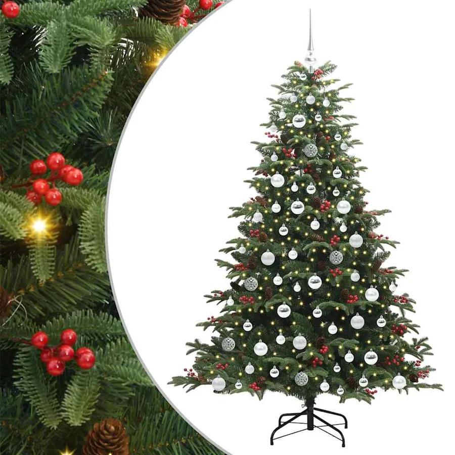 Sapin de Noël artificiel Vert 180 cm PVC, métal et plastique - 2