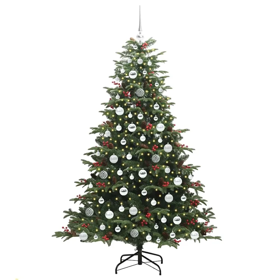 Sapin de Noël artificiel Vert 180 cm PVC, métal et plastique - 3