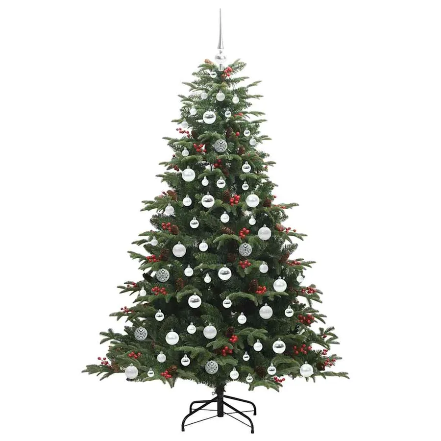 Sapin de Noël artificiel Vert 180 cm PVC, métal et plastique - 4