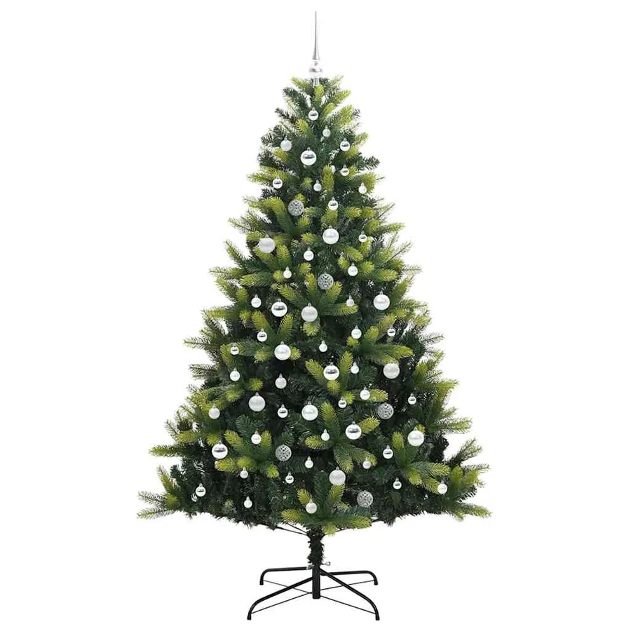 Arbre de Noël artificiel en silicone flexible 300 LEDs 210 cm - 4