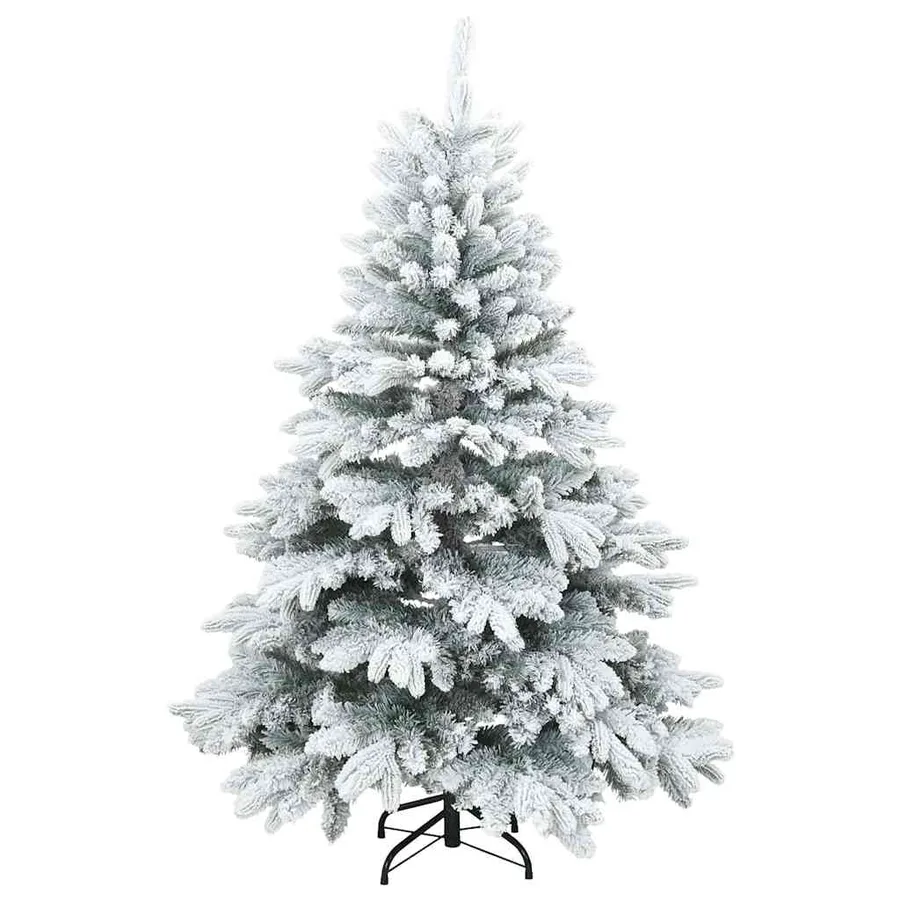 Sapin de Noël artificiel avec 150 LED Blanc 150 cm PE et PVC - 7