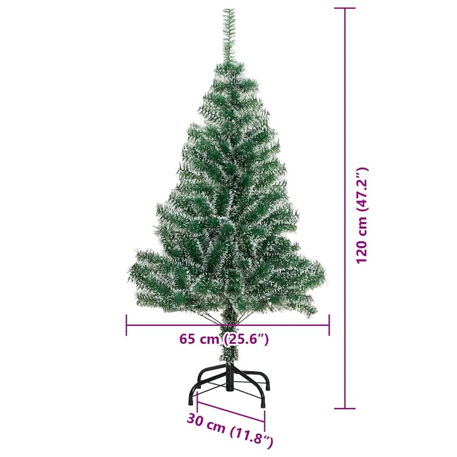 Arbre de Noël artificiel floconné de neige avec lumière LED - 19
