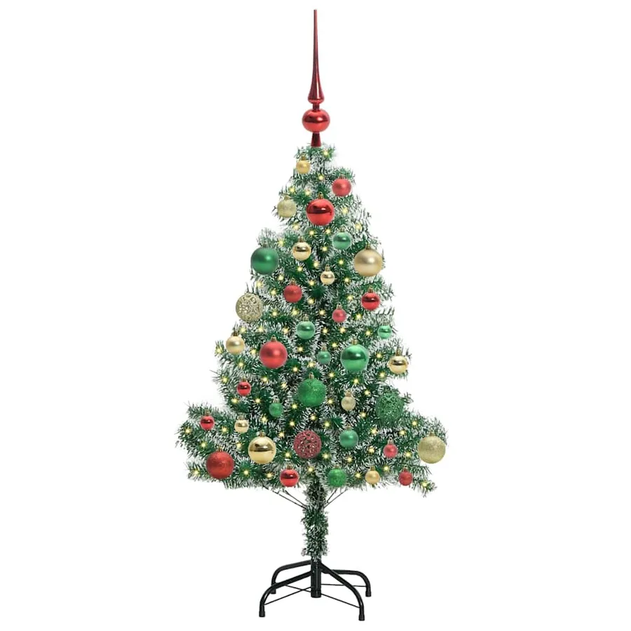 Arbre de Noël artificiel floconné de neige avec lumière LED - 3