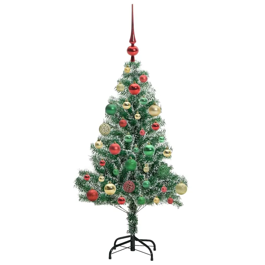 Arbre de Noël artificiel floconné de neige avec lumière LED - 6