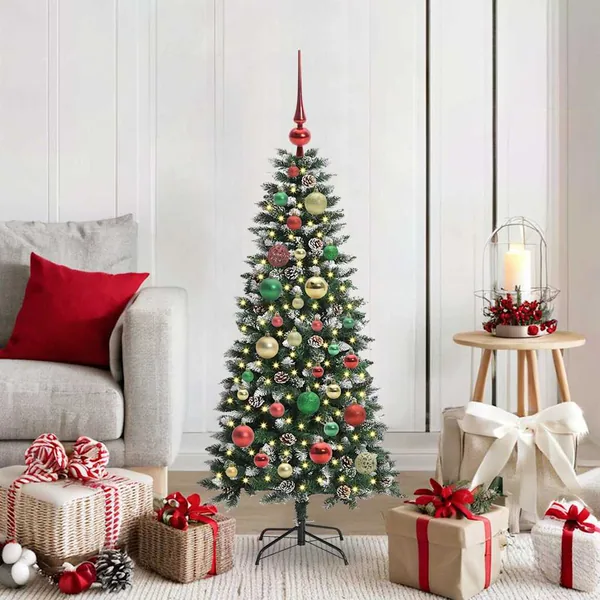 Sapin de Noël artificiel Vert 120 cm PVC, plastique et acier