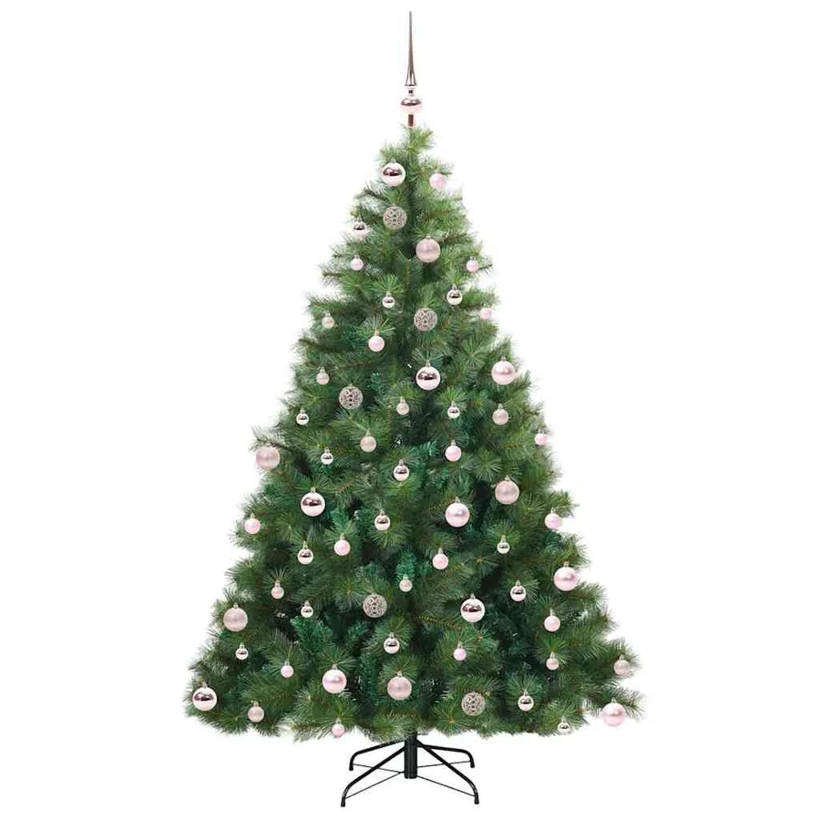 Sapin de Noël artificiel avec 300 LED Vert 180 cm PE et PVC - 4