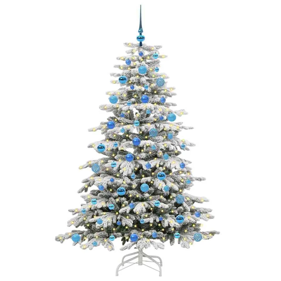 Sapin de Noël Artificiel à Branches Articulées Blanc 180 cm - 3
