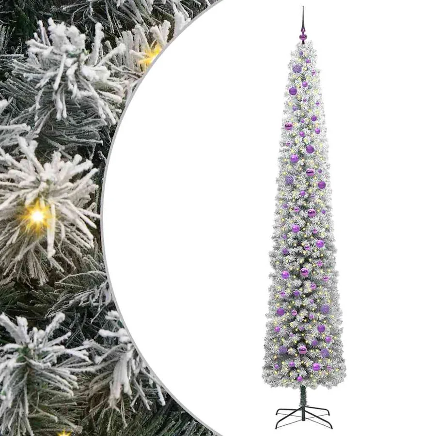 Sapin de Noël artificiel Vert 270 cm PVC et acier et plastique - 2