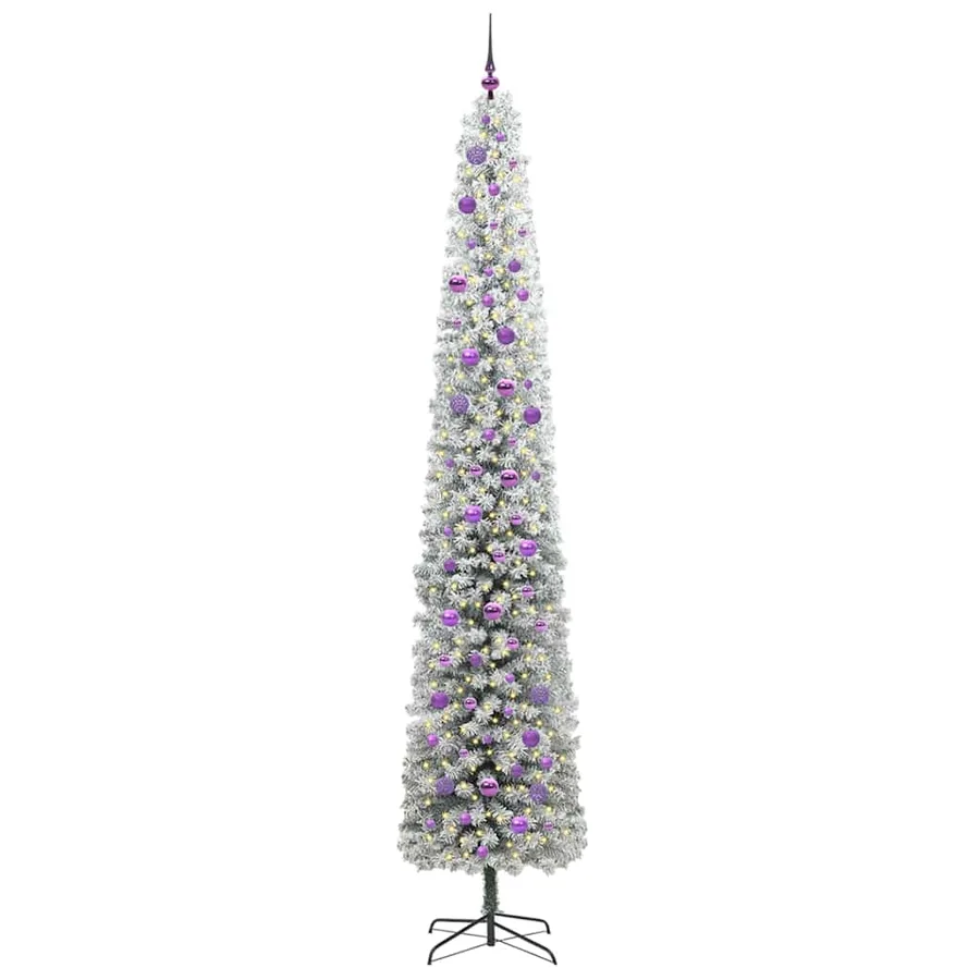 Sapin de Noël artificiel Vert 270 cm PVC et acier et plastique - 3