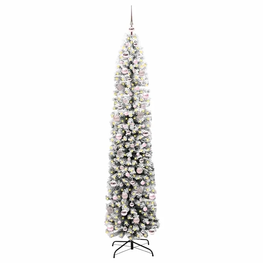 Sapin de Noël artificiel Vert 240 cm PVC et acier et plastique - 3