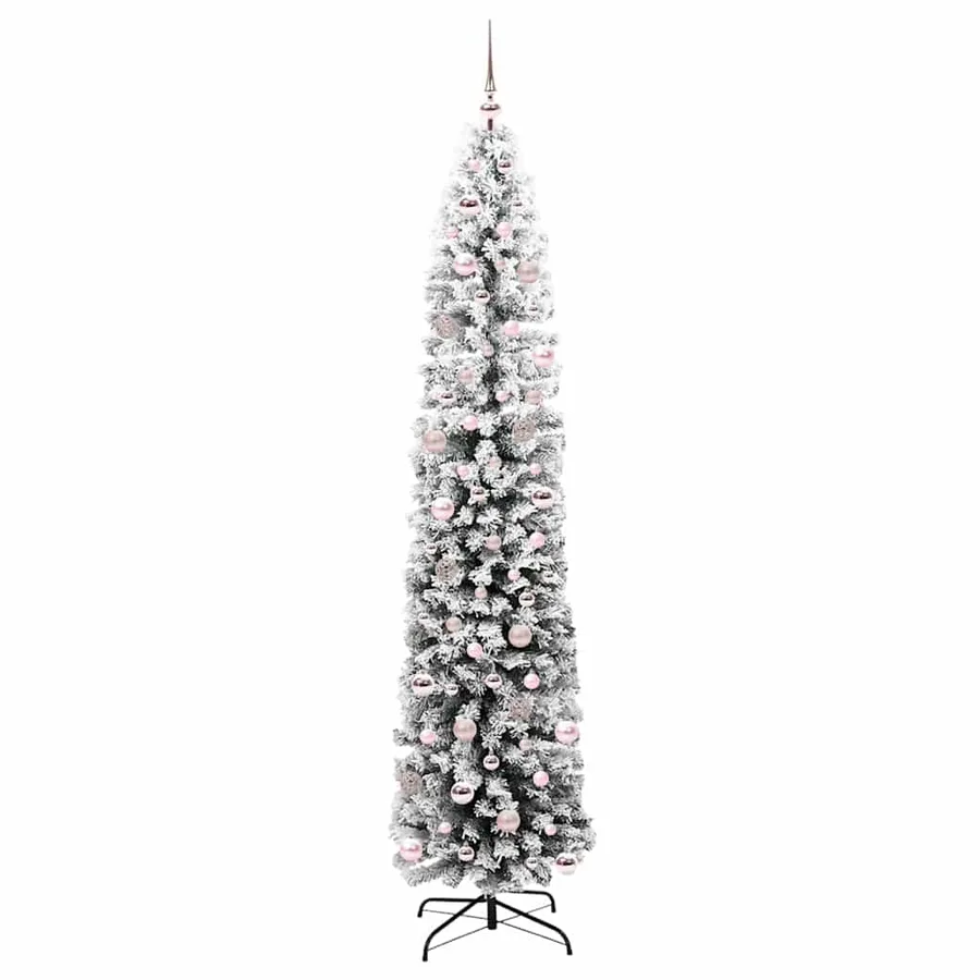 Sapin de Noël artificiel Vert 240 cm PVC et acier et plastique - 4