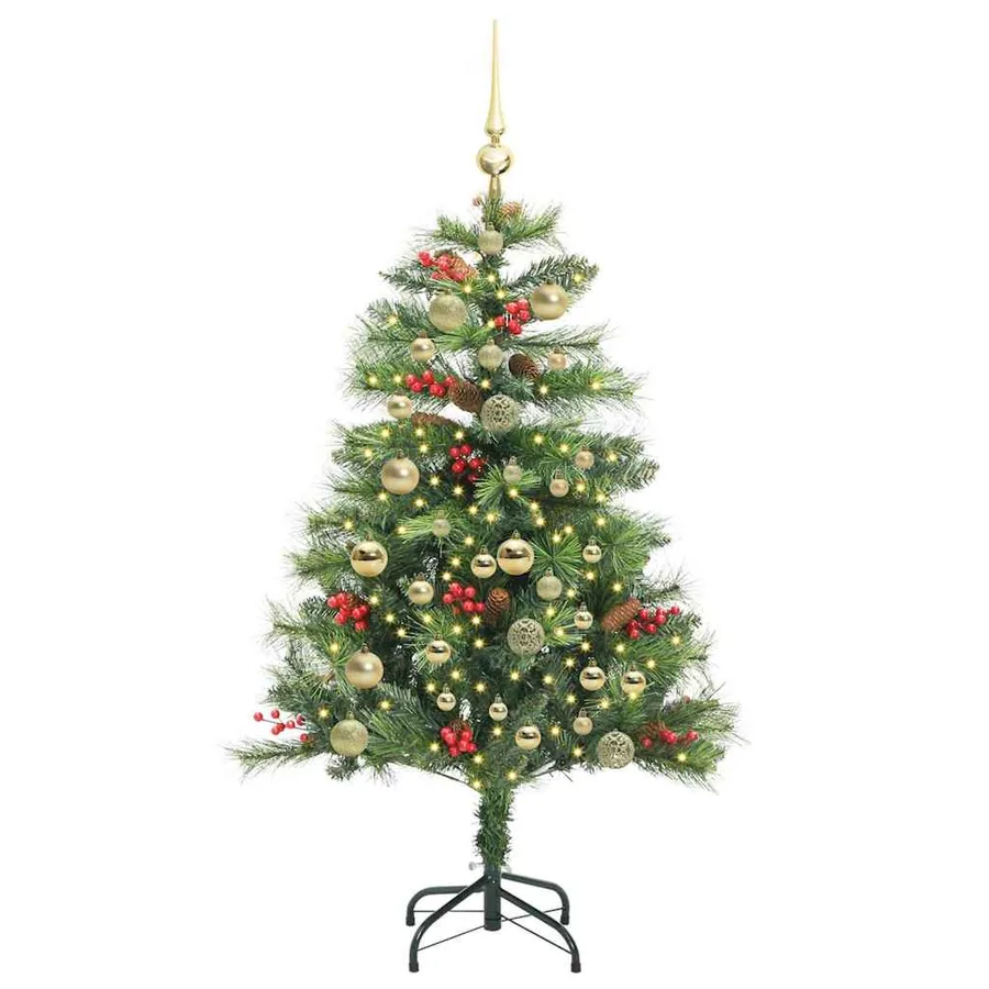 Sapin de Noël artificiel Vert 150 cm PVC et métal - 3