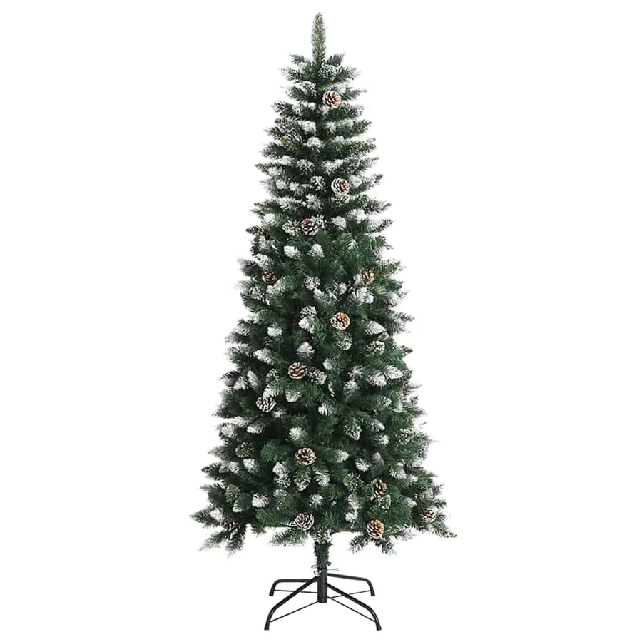 Sapin de Noël artificiel Vert 150 cm PVC, plastique et acier - 5