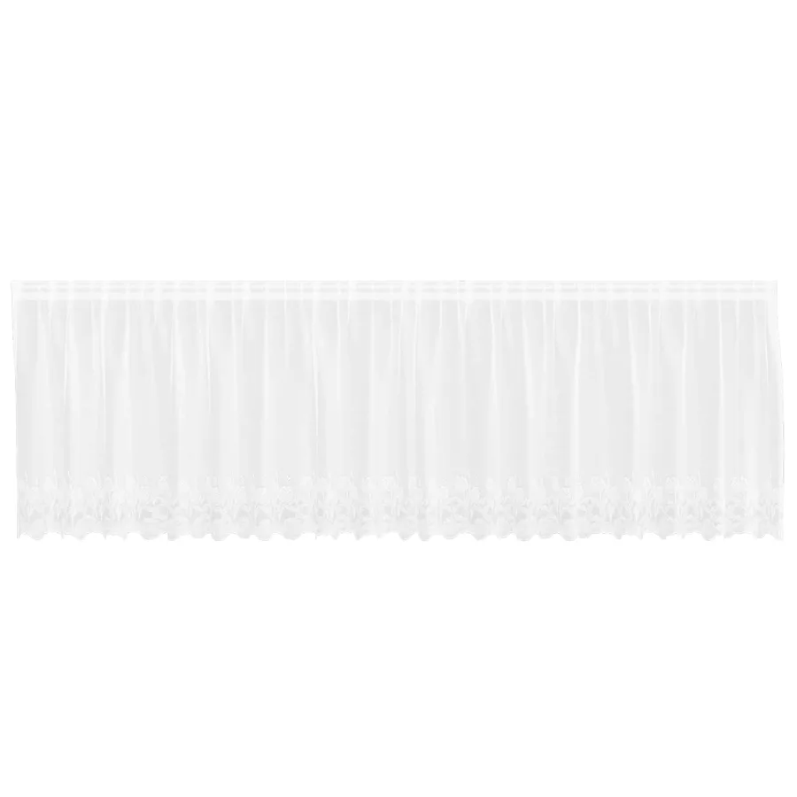 Rideau en Dentelle Blanc 500 x 120 cm Polyester - 2