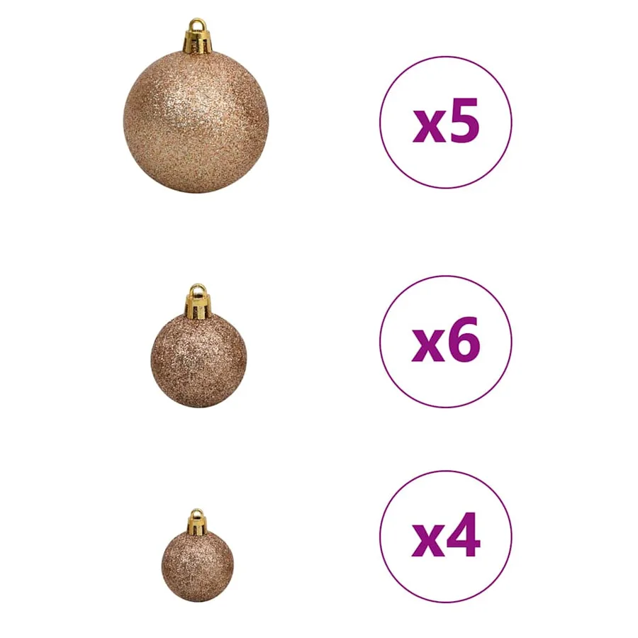 Sapin de Noël Artificiel à Branches Articulées Blanc 150 cm - 7