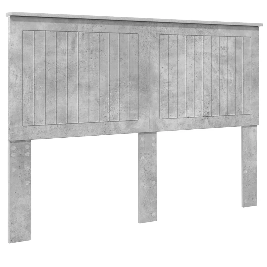 Tête de lit Gris béton 140 cm Bois d'ingénierie - 2