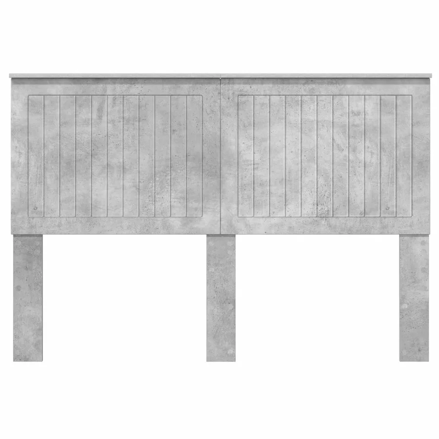 Tête de lit Gris béton 140 cm Bois d'ingénierie - 4