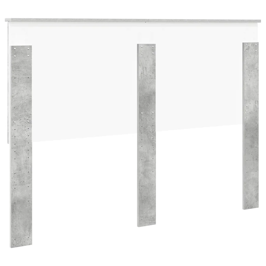 Tête de lit Gris béton 140 cm Bois d'ingénierie - 6