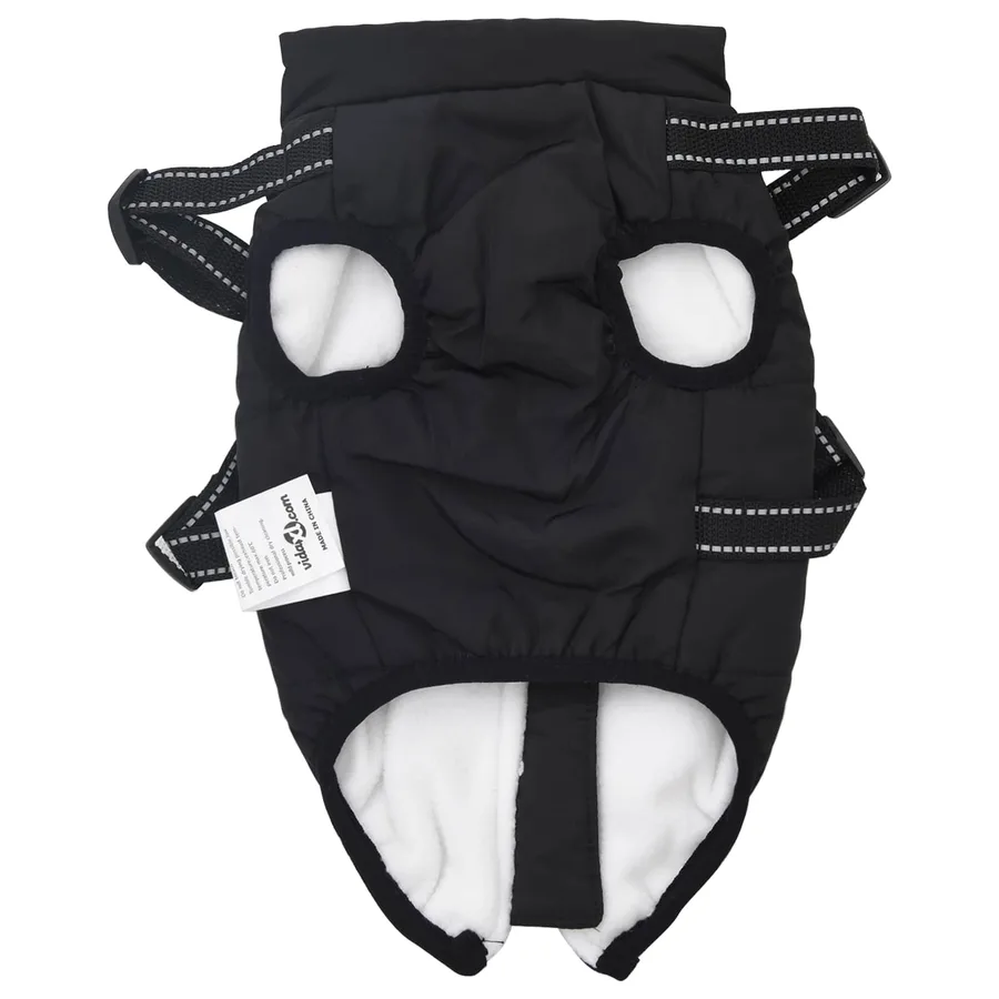 Manteau pour chien Noir L24 Fleece et Polyester - 5