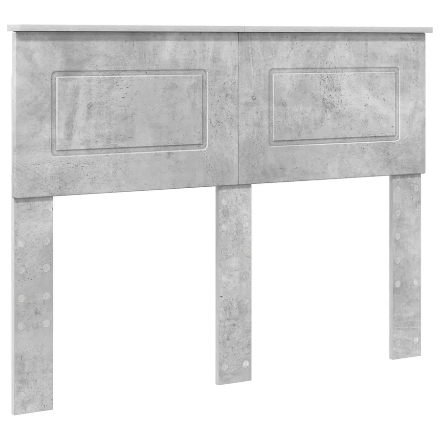 Tête de lit Gris béton Bois d'ingénierie - 2