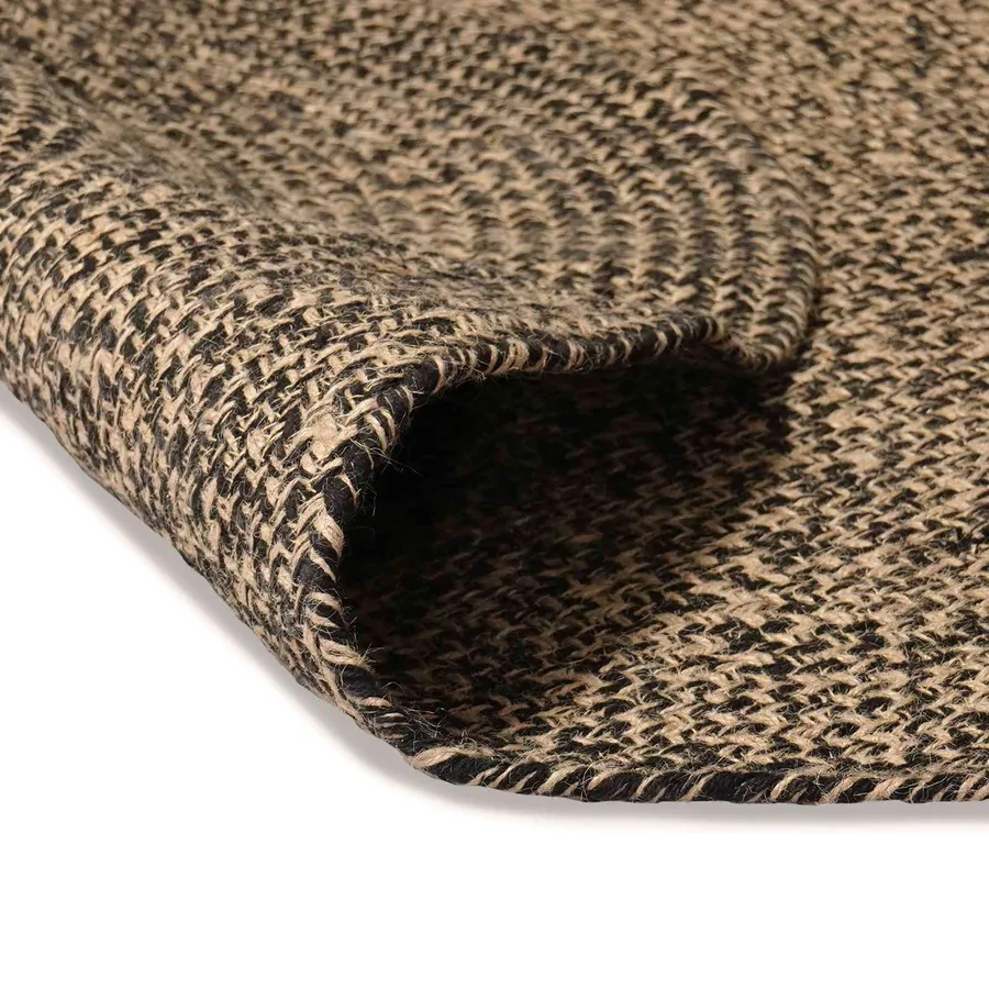 Tapis de surface Noir 205 x 305 cm Jute - 4