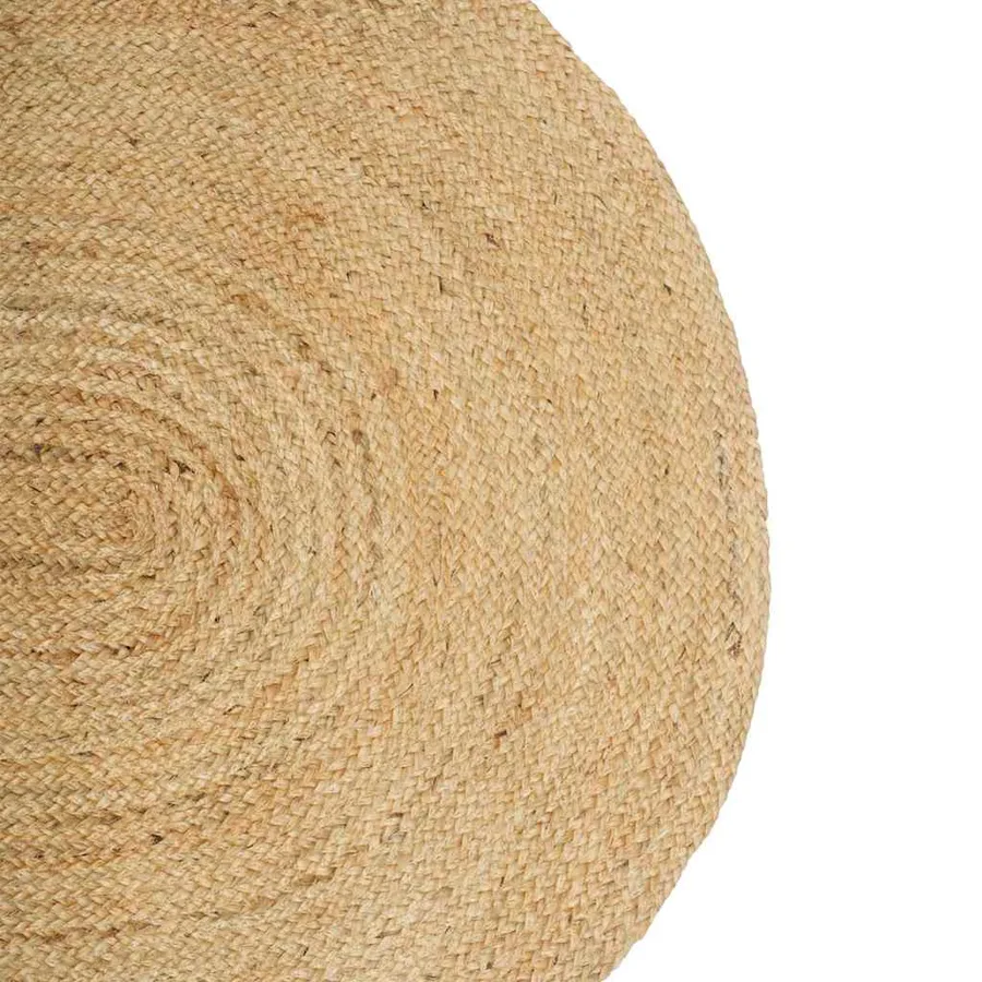 Tapis de surface Naturel 100 x 152 cm Jute - 3