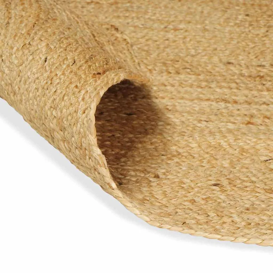 Tapis de surface Naturel 100 x 152 cm Jute - 4
