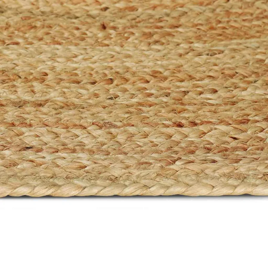 Tapis de surface Naturel 100 x 152 cm Jute - 5