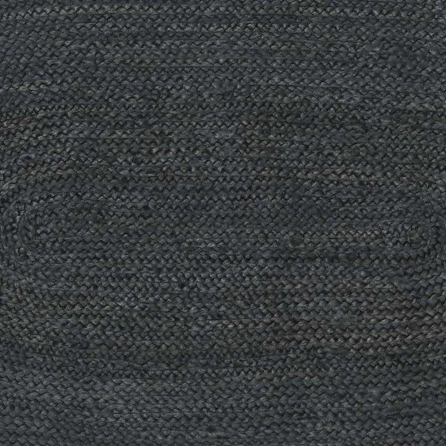 Tapis de surface Gris foncé 122 x 183 cm Jute - 7