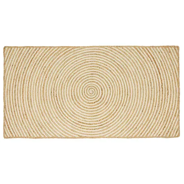Tapis de surface Blanc 100 x 200 cm Jute