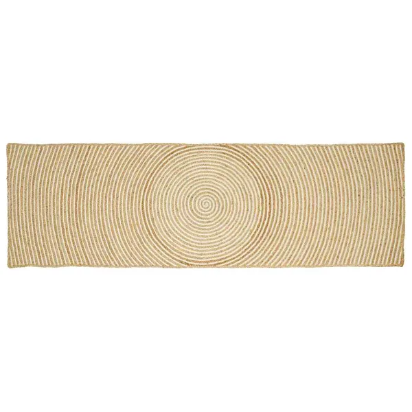 Tapis de surface Blanc 60 x 300 cm Jute