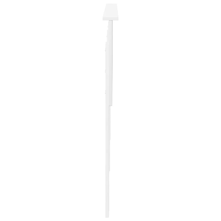 Tête de lit Blanc Bois d'ingénierie - 5