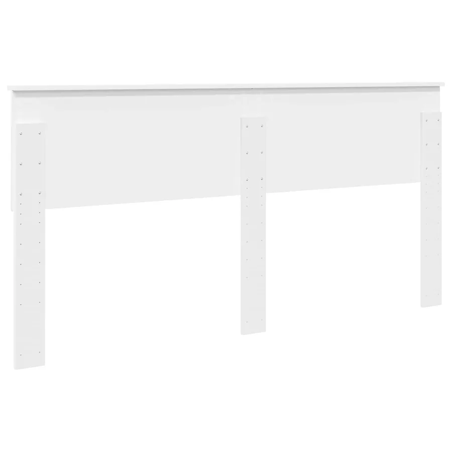 Tête de lit Blanc Bois d'ingénierie - 6