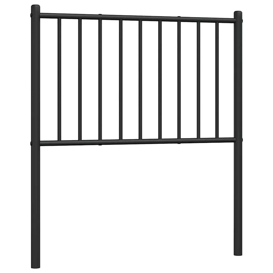 Tête de lit de remplacement métal noir 75 cm - 4