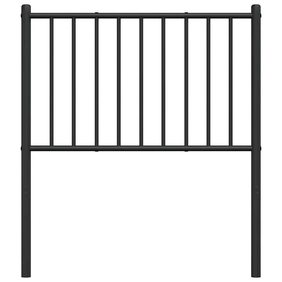 Tête de lit de remplacement métal noir 75 cm - 5