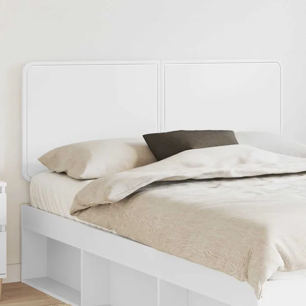 Tête de lit Blanc Bois d'ingénierie