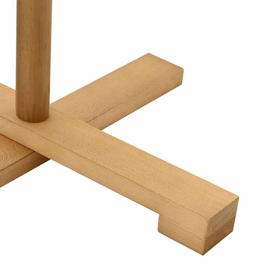 Arbre de Noël en bois avec support Marron 210 cm Bambou - 9