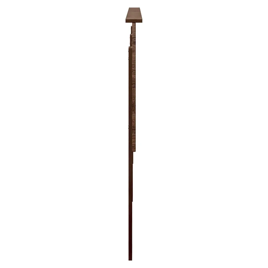 Tête de lit Chêne brun 200 cm Bois d'ingénierie - 5