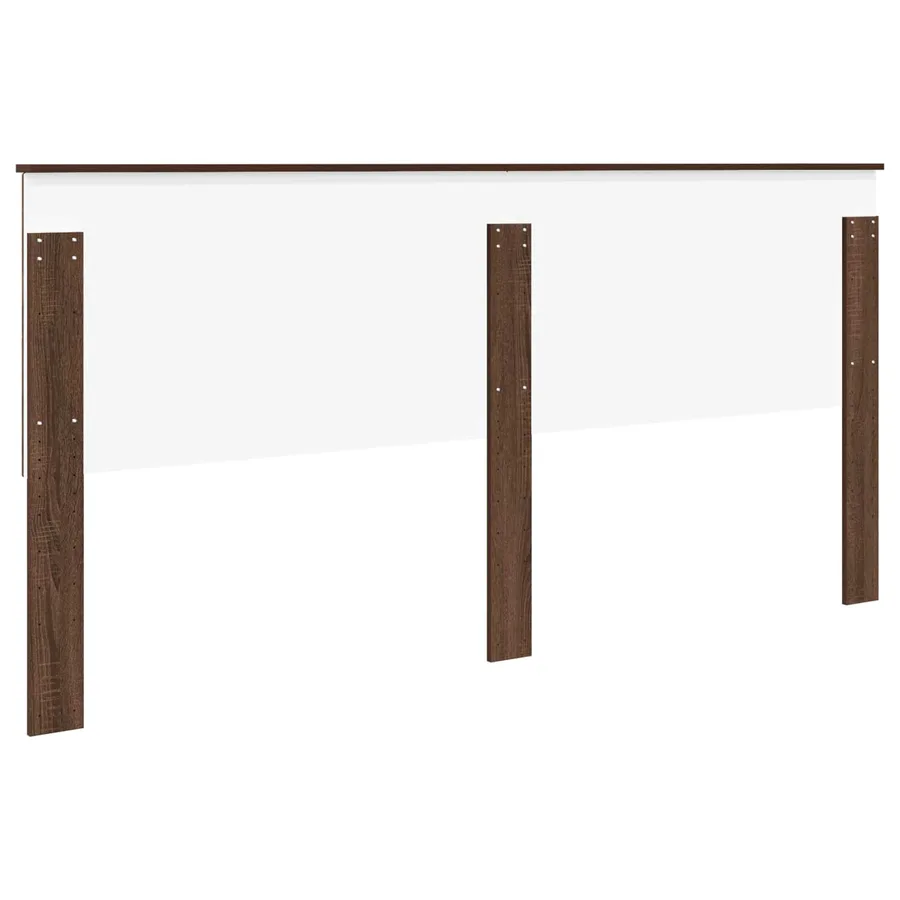 Tête de lit Chêne brun 200 cm Bois d'ingénierie - 6