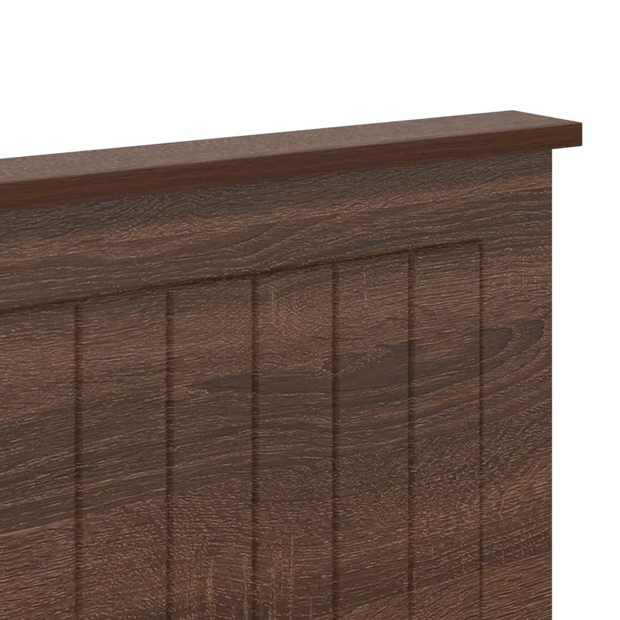 Tête de lit Chêne brun 200 cm Bois d'ingénierie - 7