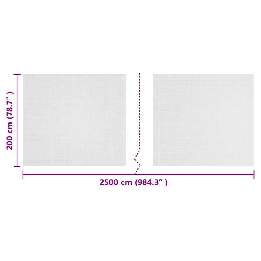 Filet Anti-insectes Blanc 2 x 25 m Polyéthylène - 6