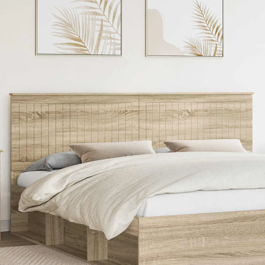 Tête de lit Chêne Sonoma 200 cm Bois d'ingénierie
