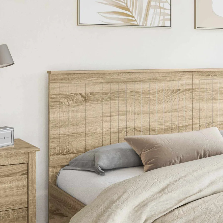 Tête de lit Chêne Sonoma 200 cm Bois d'ingénierie - 3