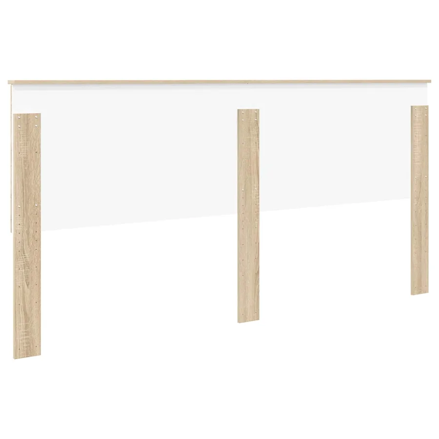 Tête de lit Chêne Sonoma 200 cm Bois d'ingénierie - 6